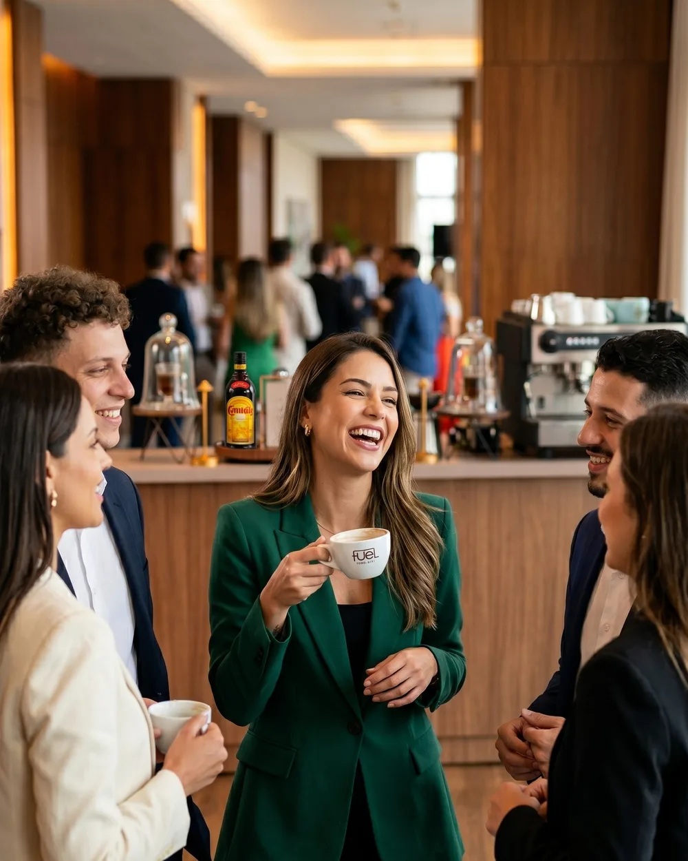 Convidada com café da Fuel Bar & Café