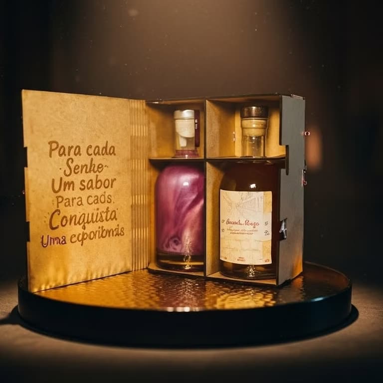 Caixa presente para 2 drinks