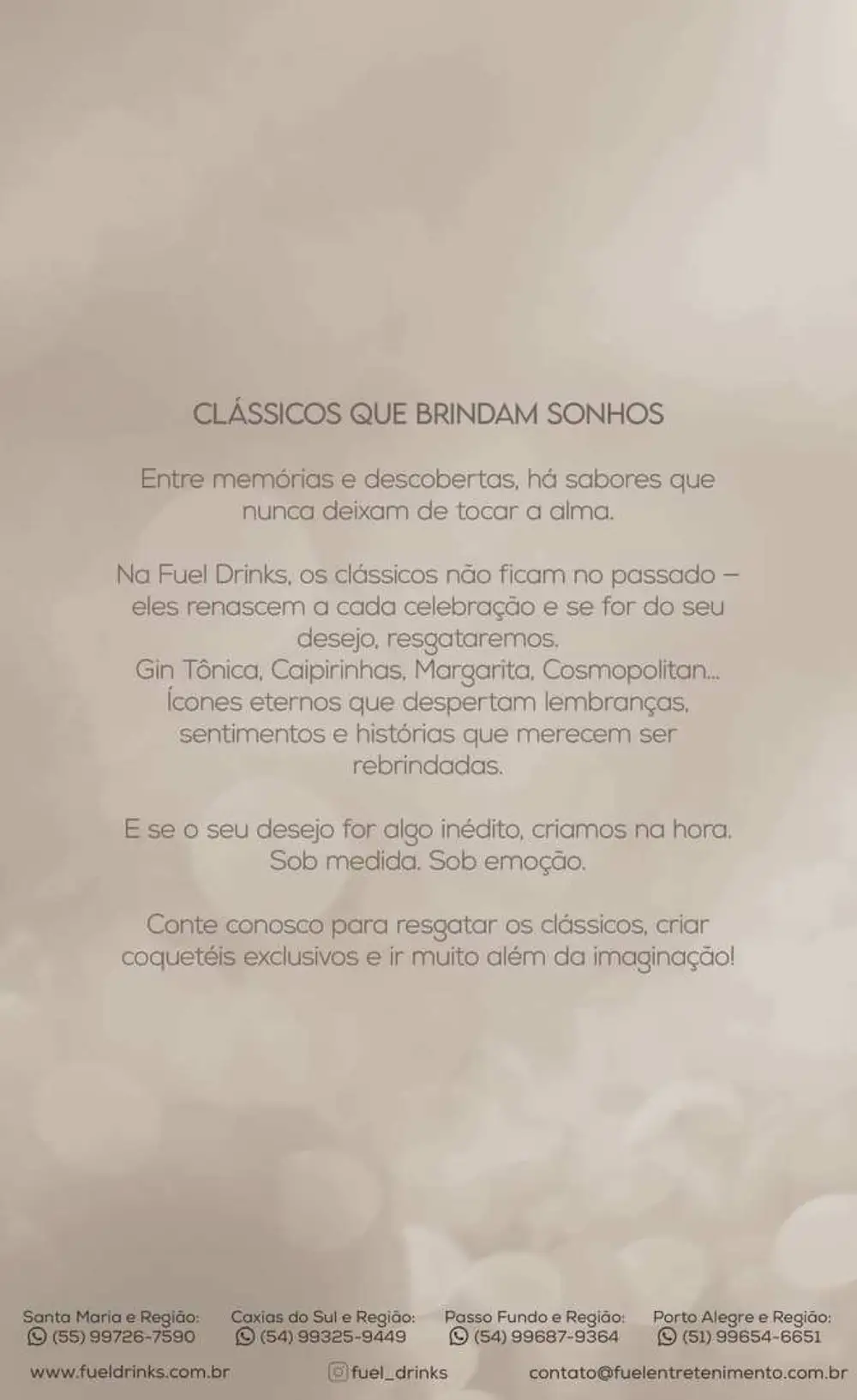 Carta de Drinks — página 28 de 28